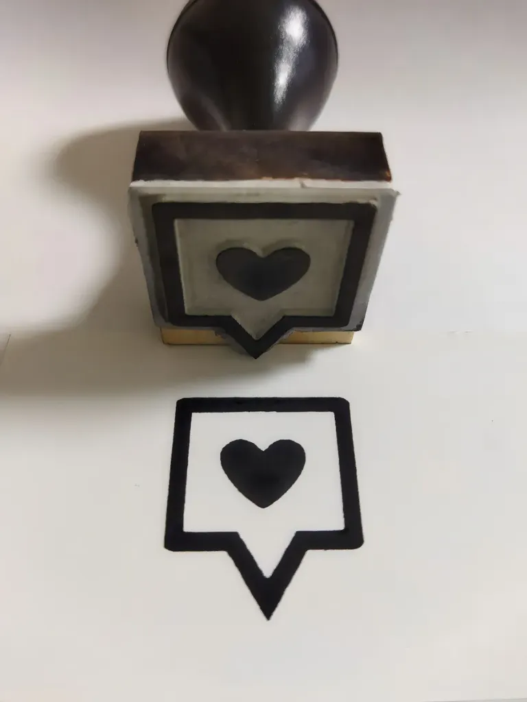 Sello de Goma Personalizado 1cm