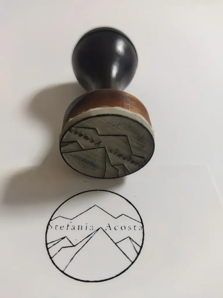 Sello de Goma Personalizado 2cm