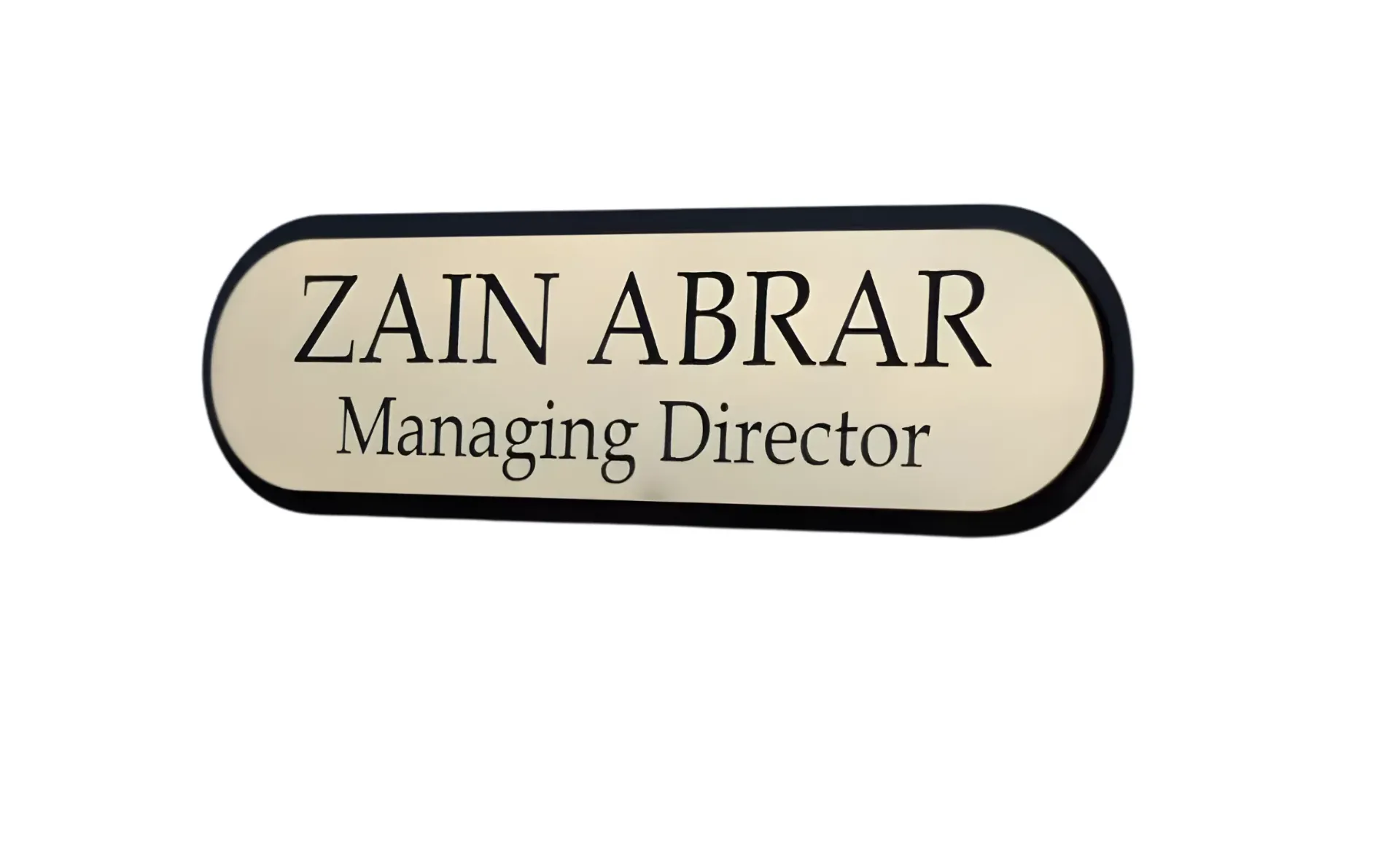 Placas de Identificación Exterior No 1