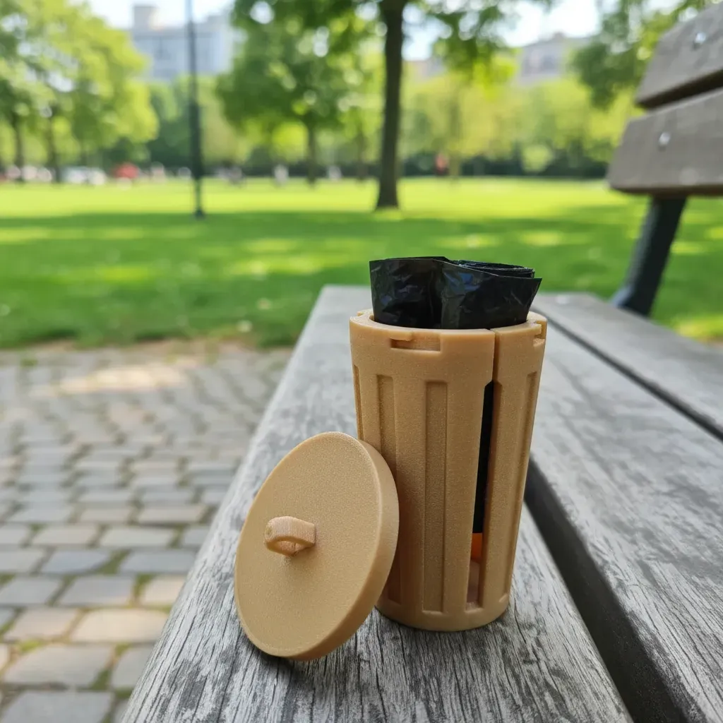 Porta bolsas para caca de perro