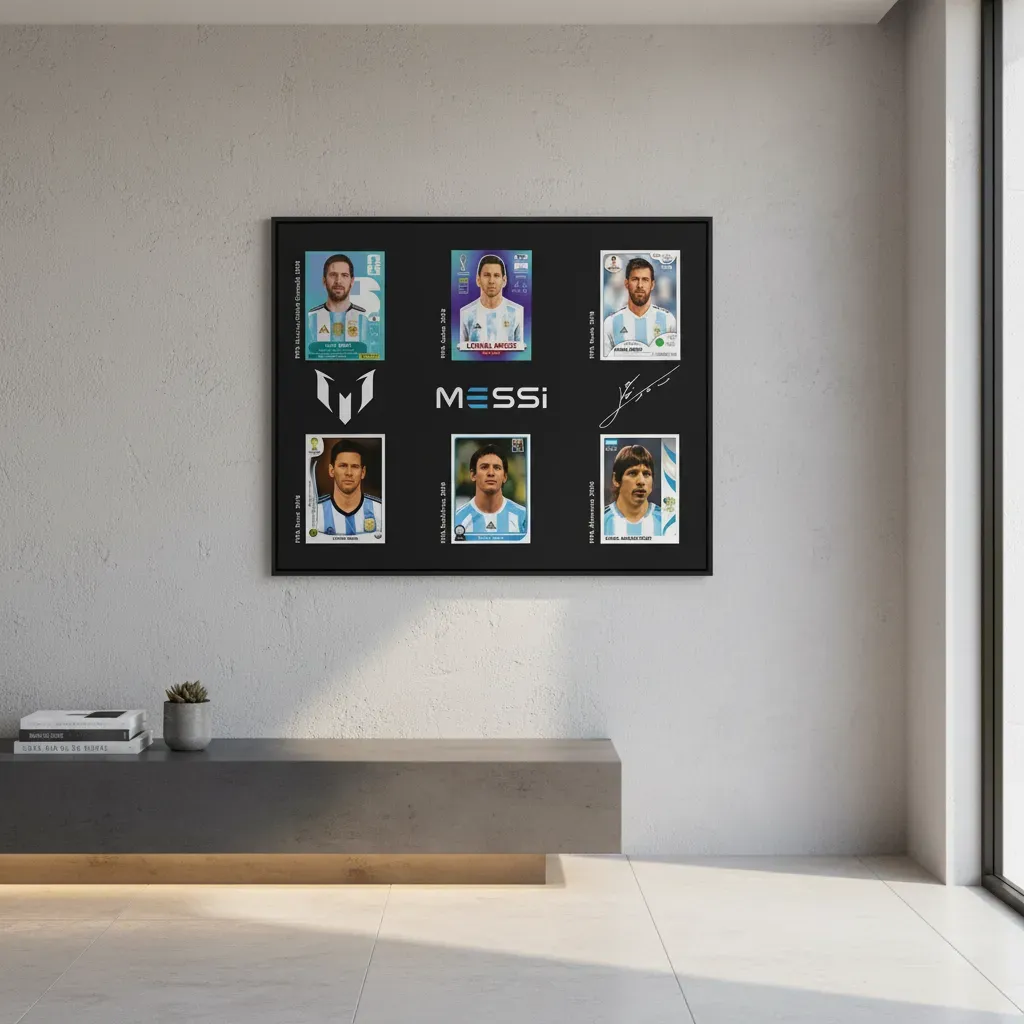 Cuadro de Messi en lienzo Personalizado 50x40