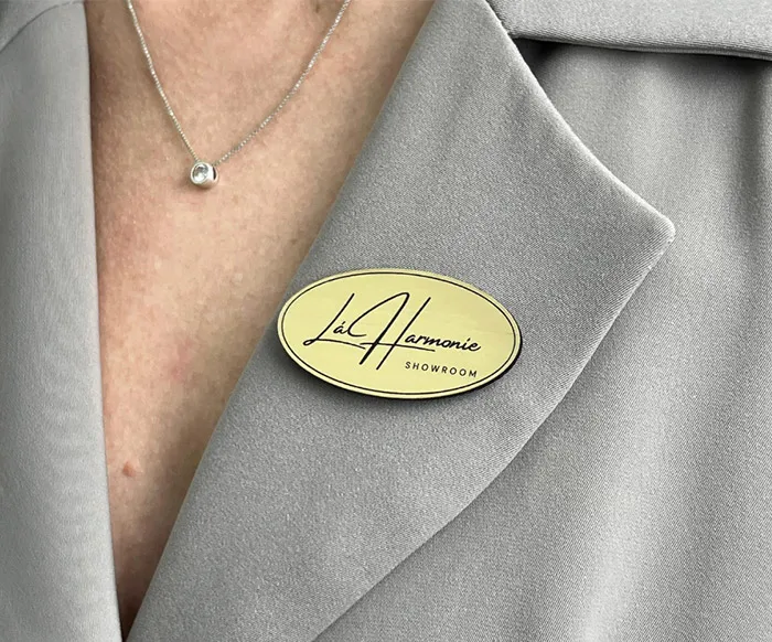 Plaquitas de identificacion corporativas personalizadas