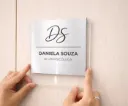 Placa para puerta de 15x16 cm