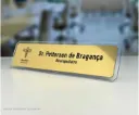 Placa de sobremesa para escritorio de 21 x 5,5 cm