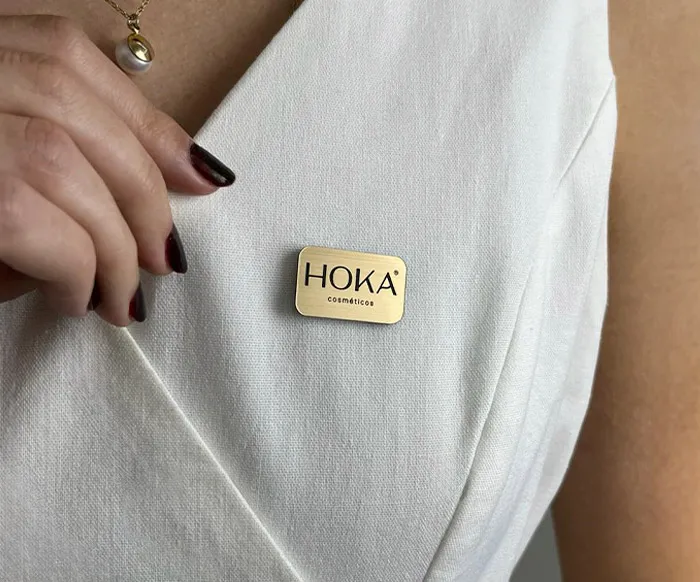 Insignia de broche magnética personalizada