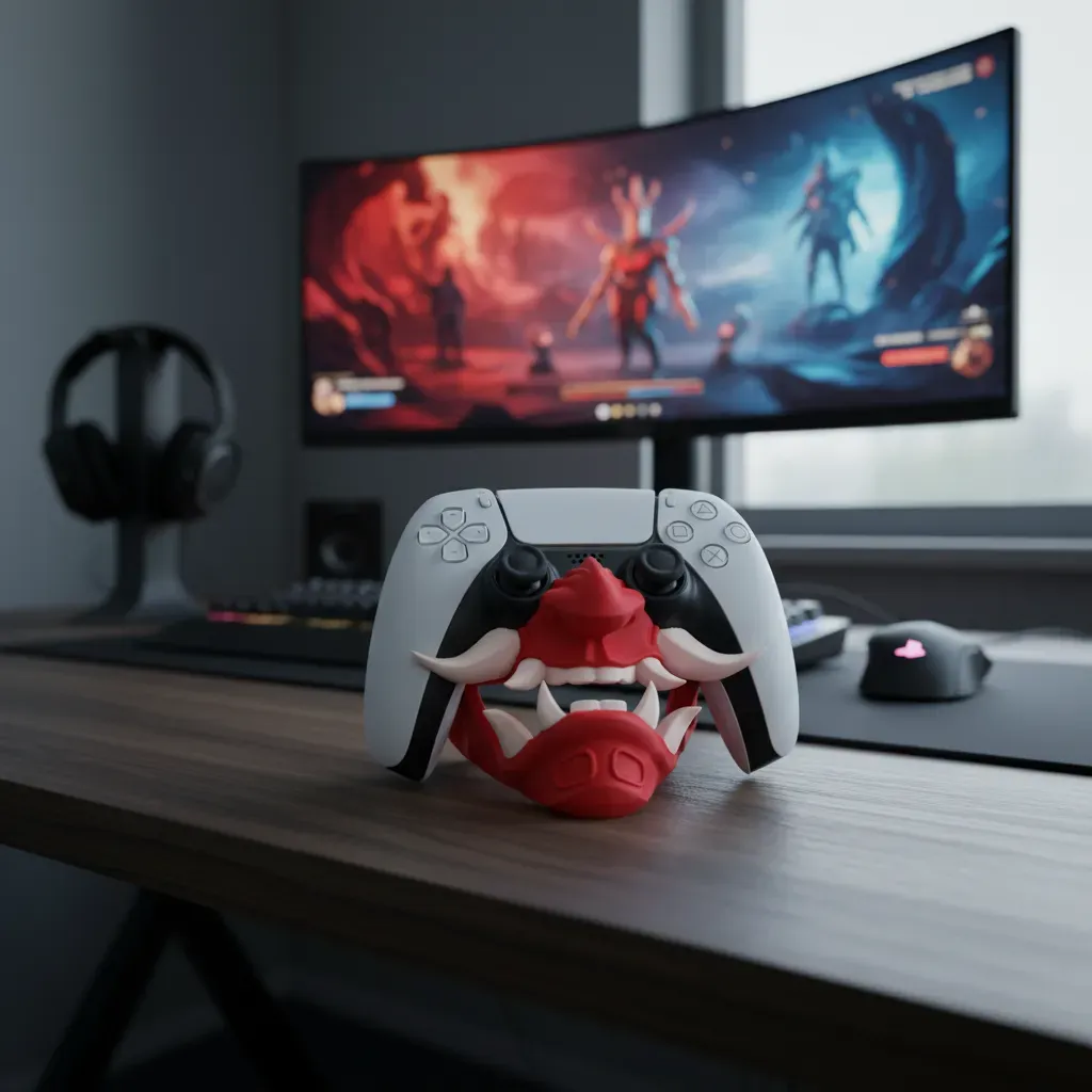 Máscara Oni - Soporte para Mando de PS5